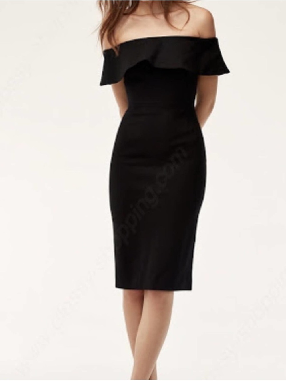 Babaton Aritzia Ruslan Off the Shoulder Dress 0